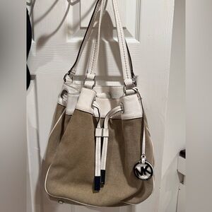 Marina Large Canvas Drawstring Tote